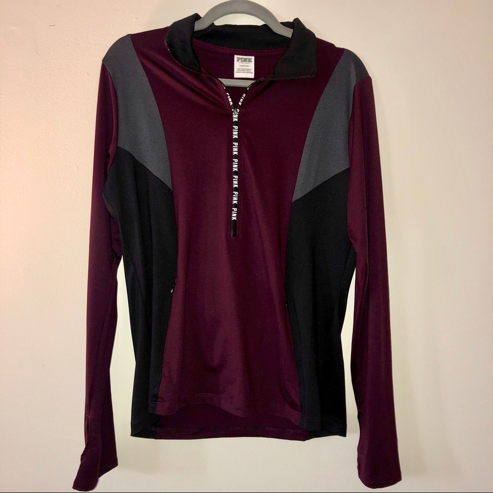 PINK Victoria’s Secret Seamless Quarter Zip